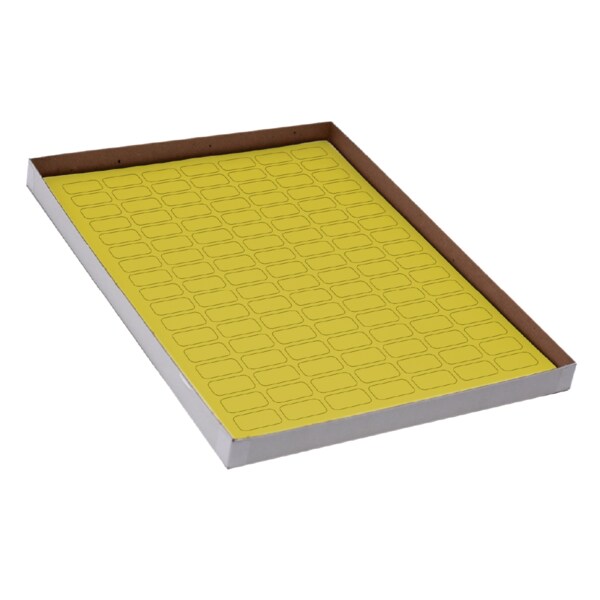 Cryo Label Laser Sheets  24x13mm for 0.5ml Tubes Yellow